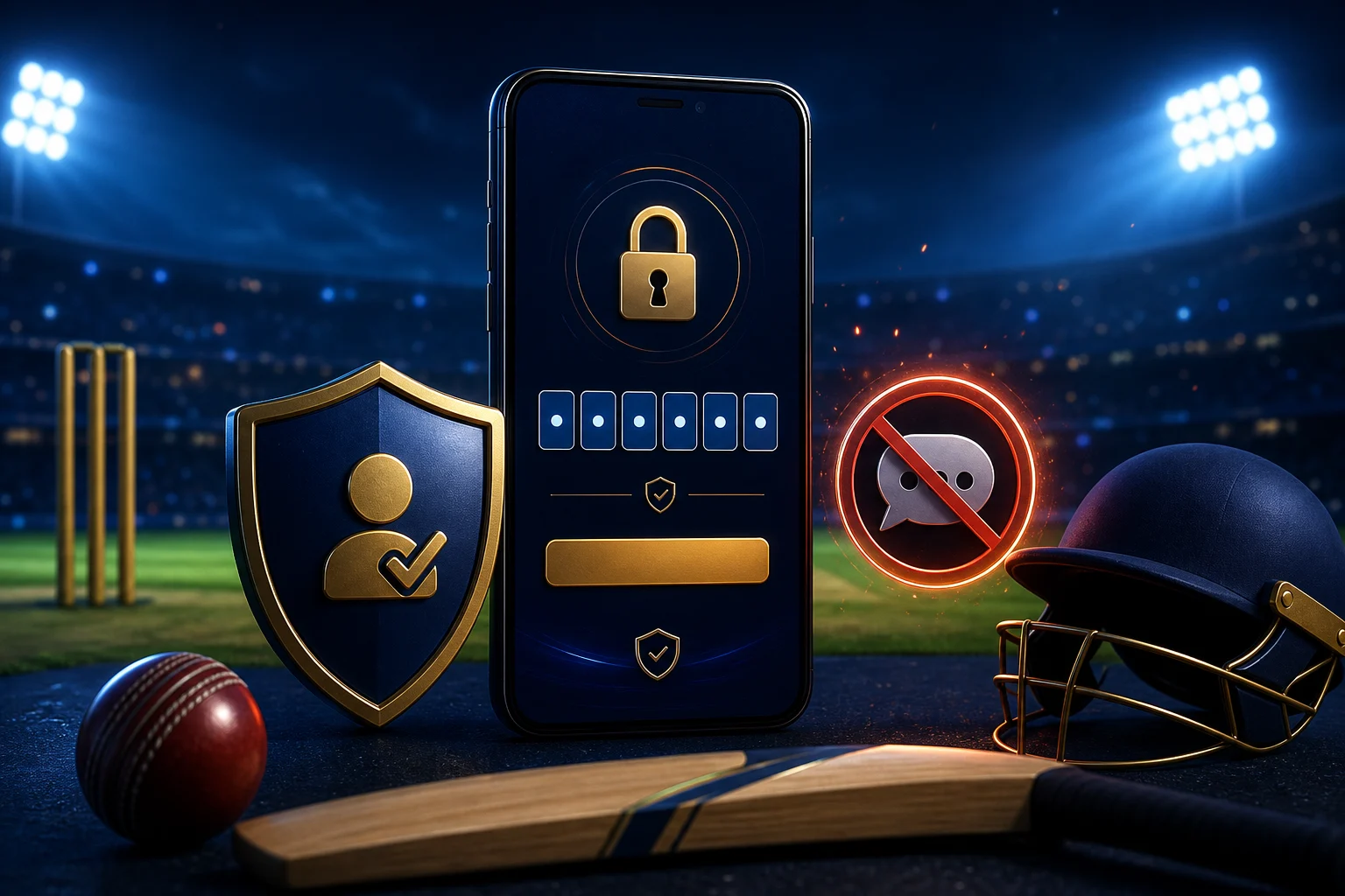 Login screen preview focused on OTP safety